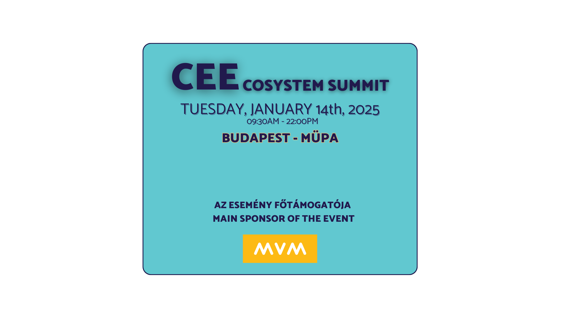 CEES 2025 - Ceecosystem Summit 2025
